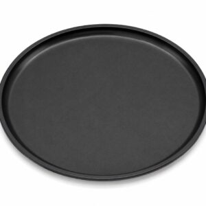 Waiter tray black round