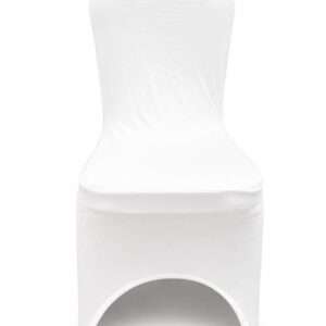 White conference chair cover