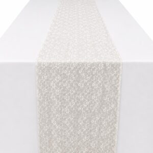 White lace runner