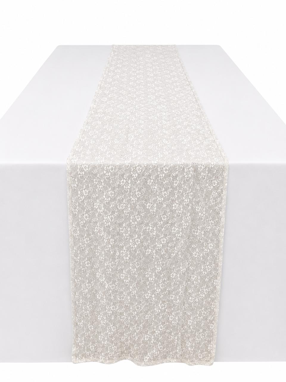 White lace runner