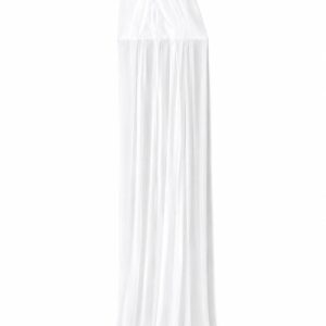 White mesh runner short