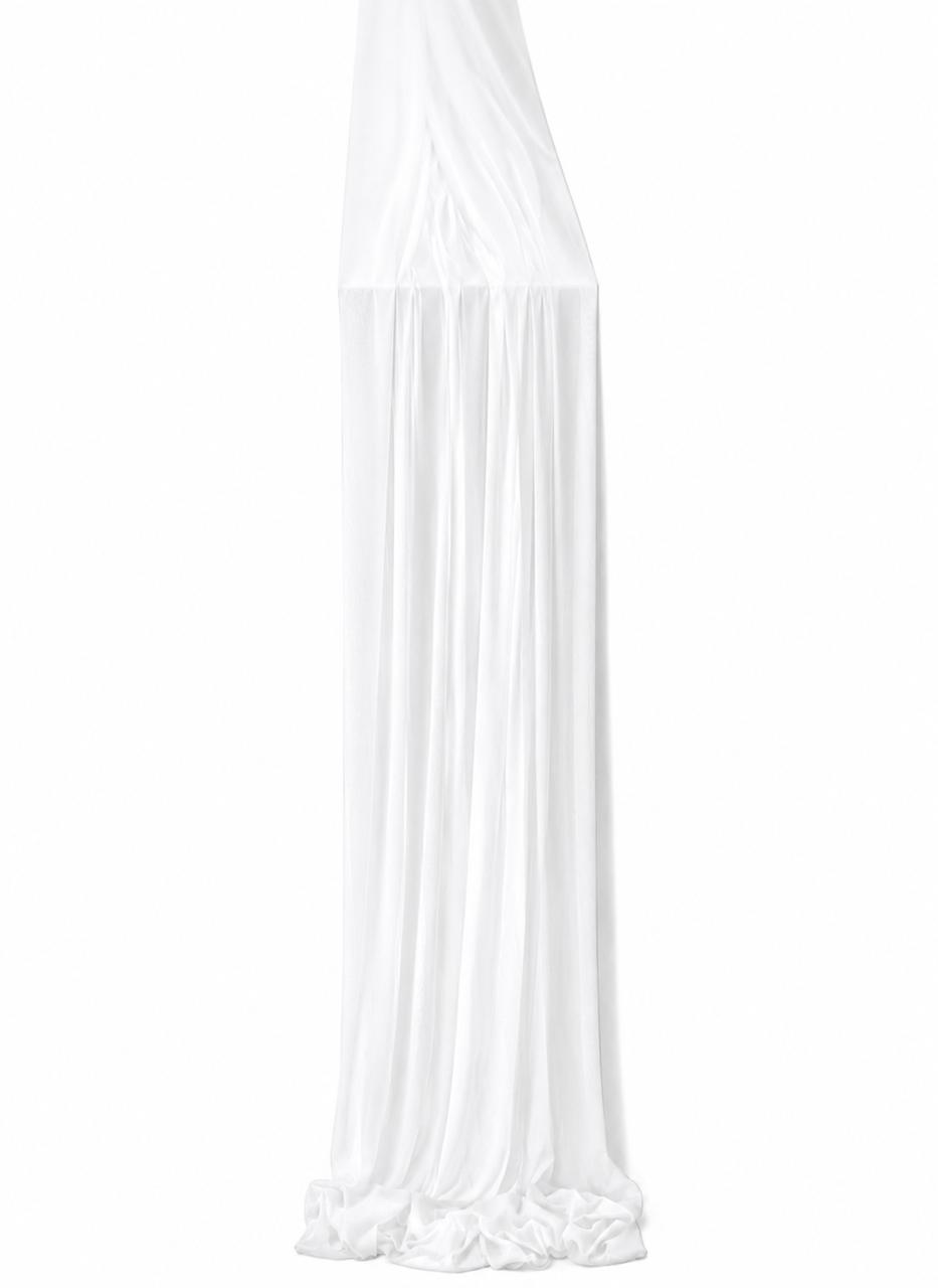 White mesh runner short