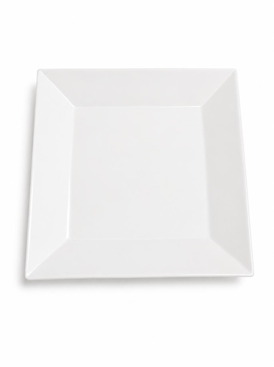 White platter plate L