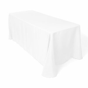 White tablecloth Full Length