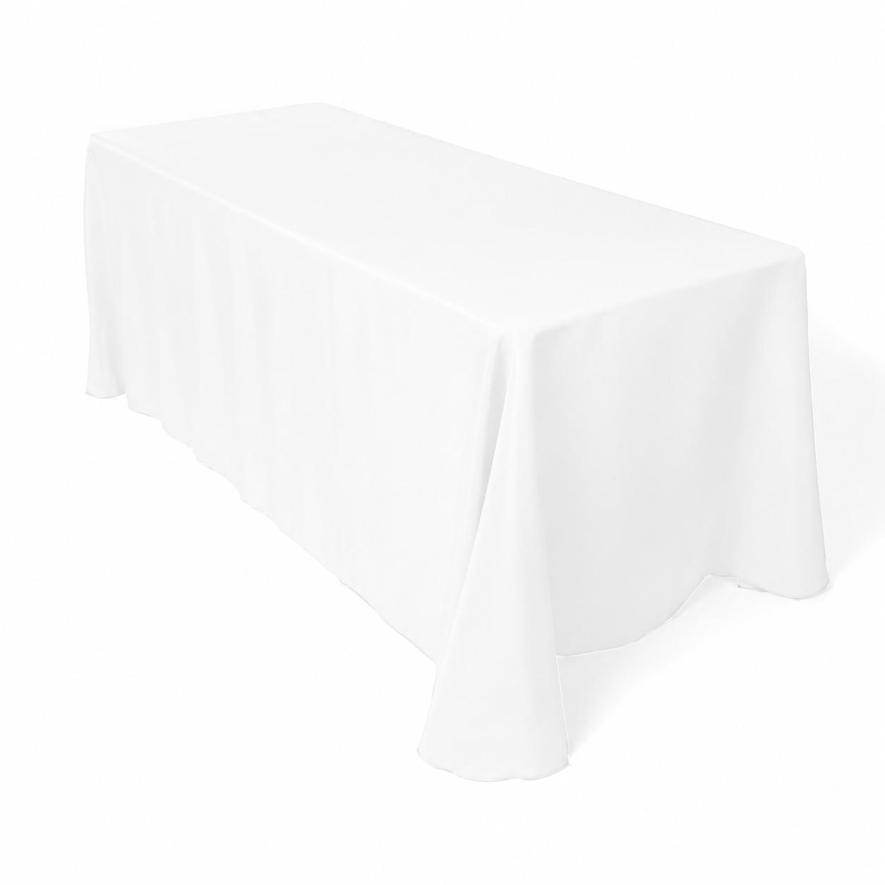 White tablecloth Full Length