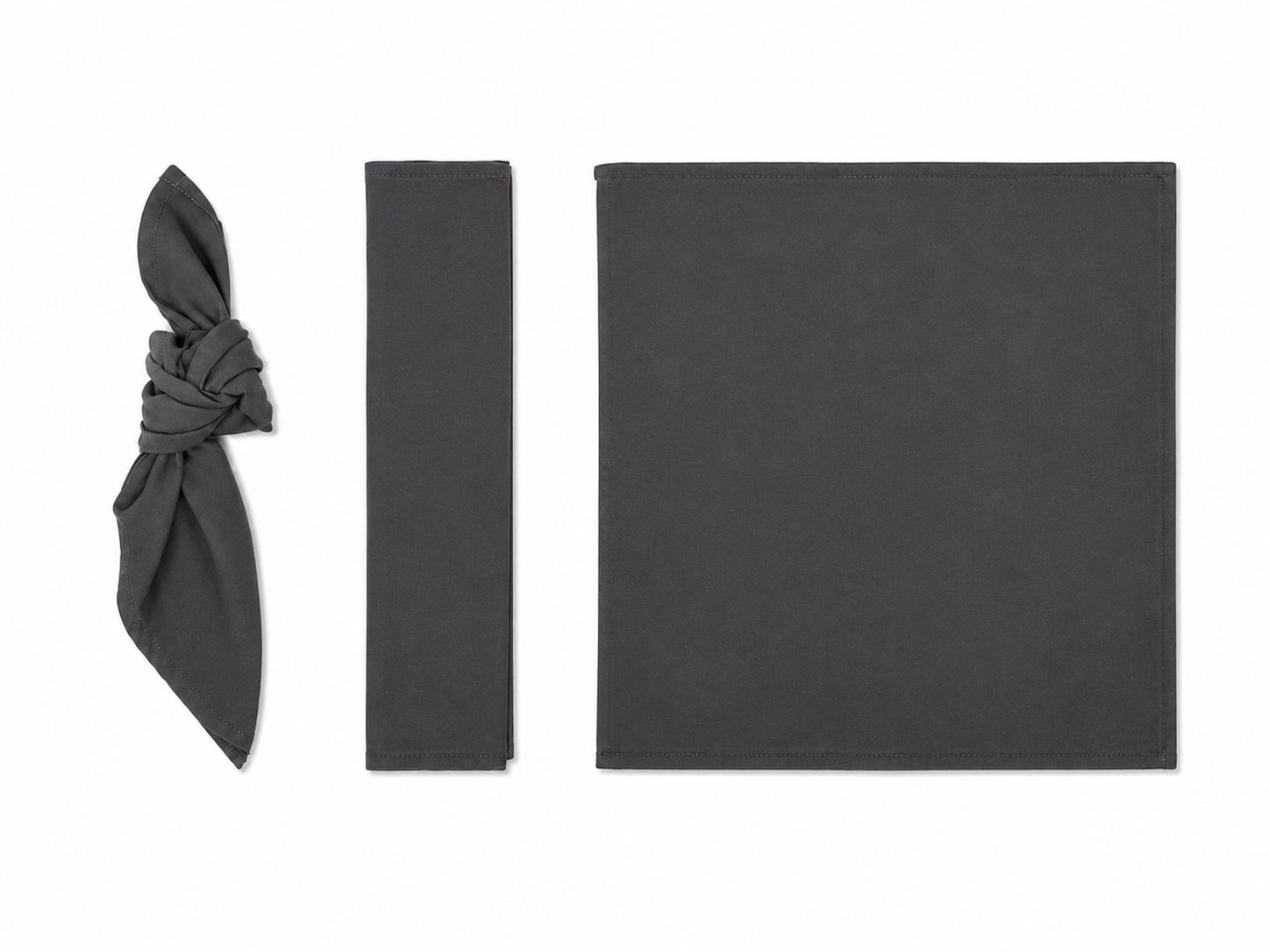 Charcoal napkin