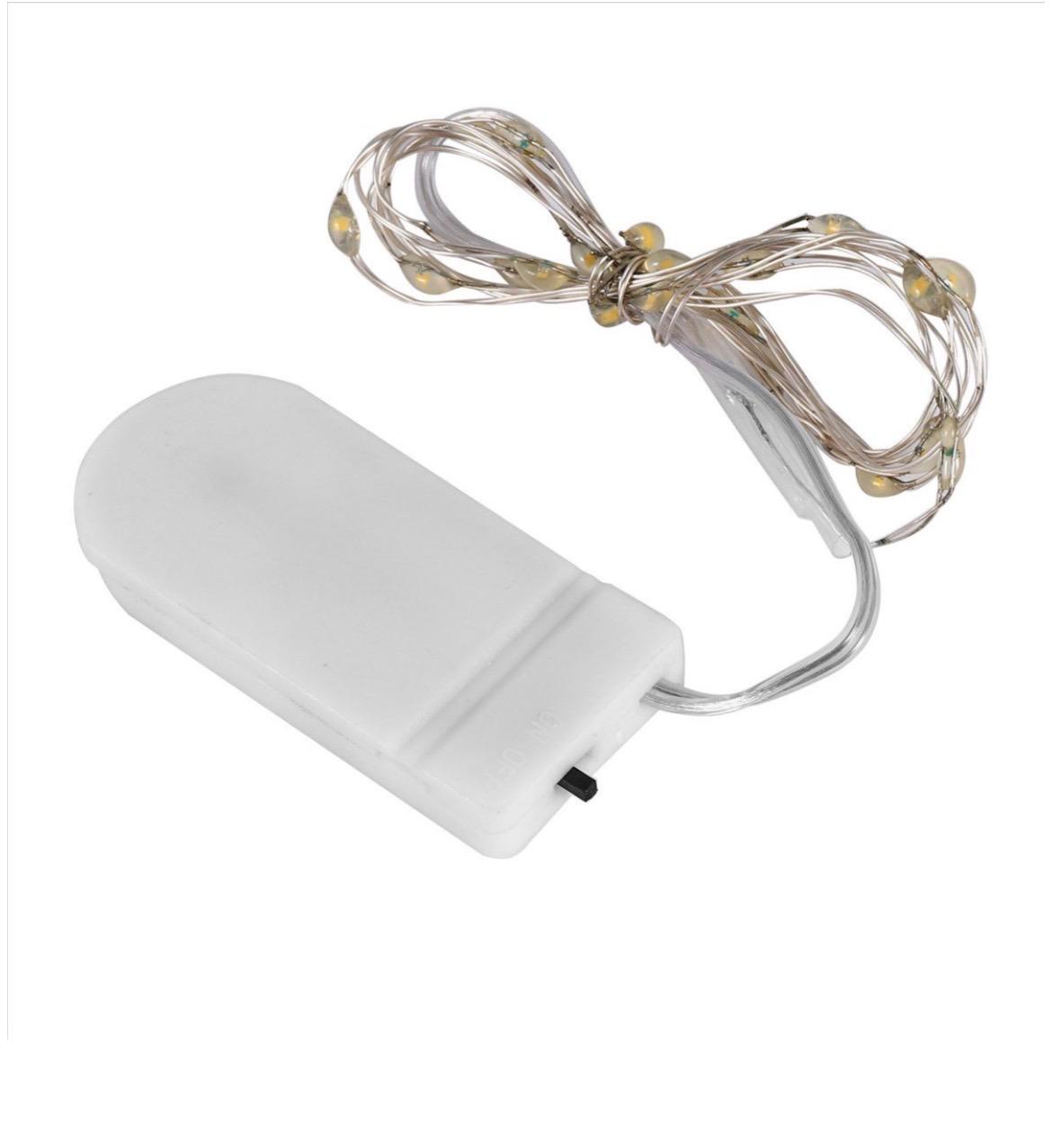 Copper wire white box fairy light