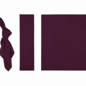 Plum napkin