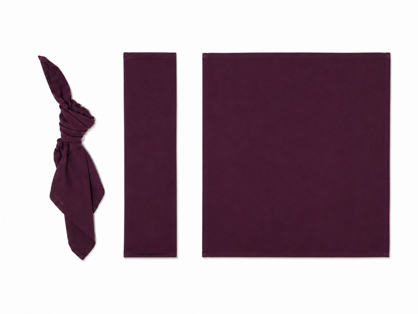 Plum napkin