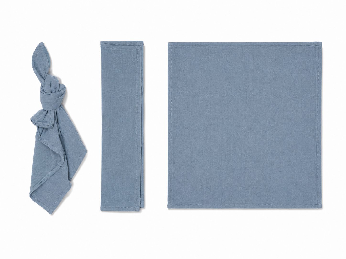 Powder blue napkin