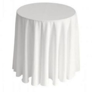 White round cake table tablecloth 1