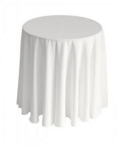 White rose cake table tablecloth small